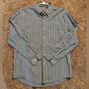 Men’s Izod plaid button-down shirt